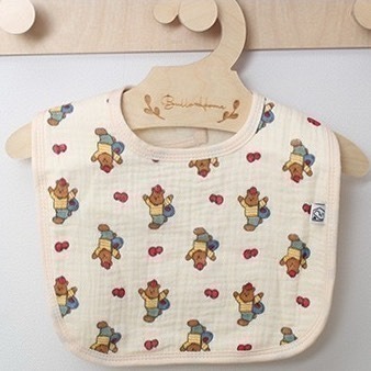 【韓國製】 OLLY｜6層紗 防水口水巾 (6層紗+1防水層)-細節圖3