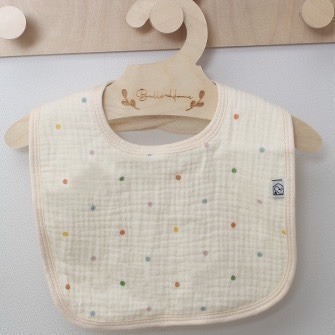 【韓國製】 OLLY｜6層紗 防水口水巾 (6層紗+1防水層)-細節圖7