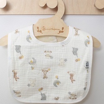 【韓國製】 OLLY｜6層紗 防水口水巾 (6層紗+1防水層)-細節圖9