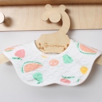 【韓國製】 OLLY｜3層紗 防水口水巾 (3層紗+1防水層)-細節圖5