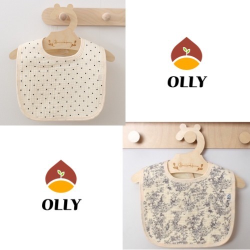 【團購商品】 OLLY｜防水口水巾 （6層紗 - 圓形 / 3層紗 - 花形）-細節圖6
