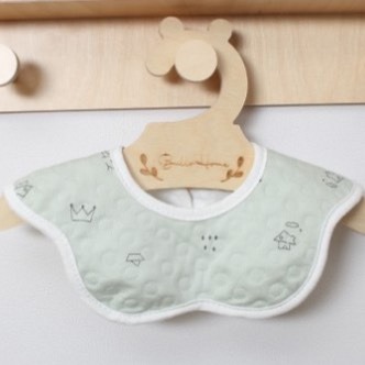 【團購商品】 OLLY｜防水口水巾 （6層紗 - 圓形 / 3層紗 - 花形）-規格圖6