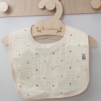 【團購商品】 OLLY｜防水口水巾 （6層紗 - 圓形 / 3層紗 - 花形）-規格圖6