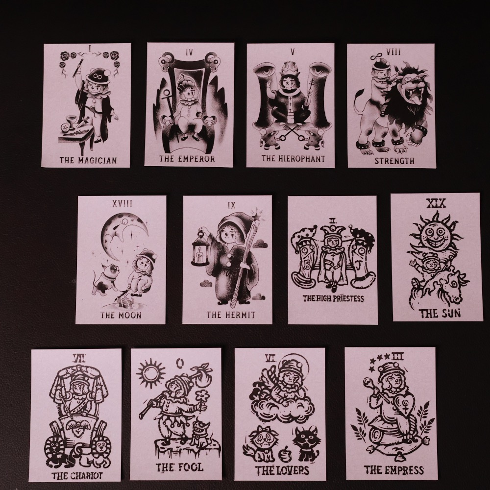 《MOMOTATTOO X CUVS》聯名塔羅貼紙+紋身貼紙組合包-細節圖3