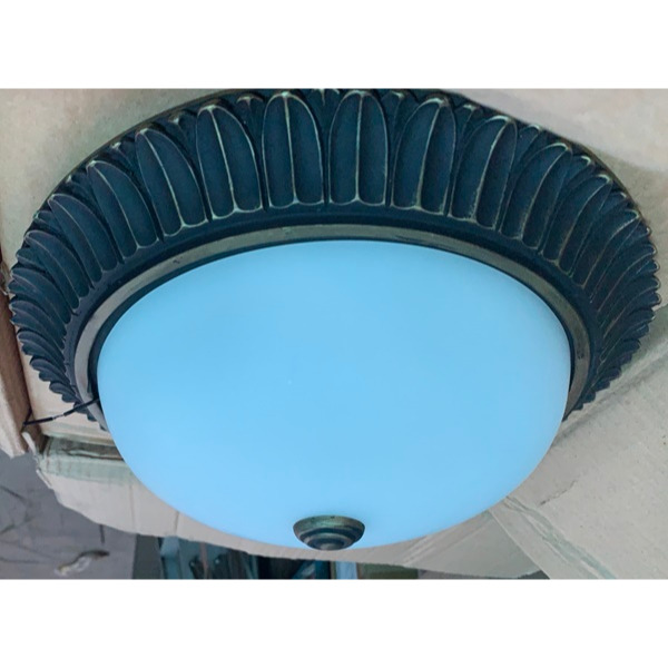 ~萊特小舖~(含稅附發票)古典羅馬風吸頂燈 陽台燈 走道燈 騎樓燈 波麗歐風吸頂燈 可替換式光源E27*2-細節圖2