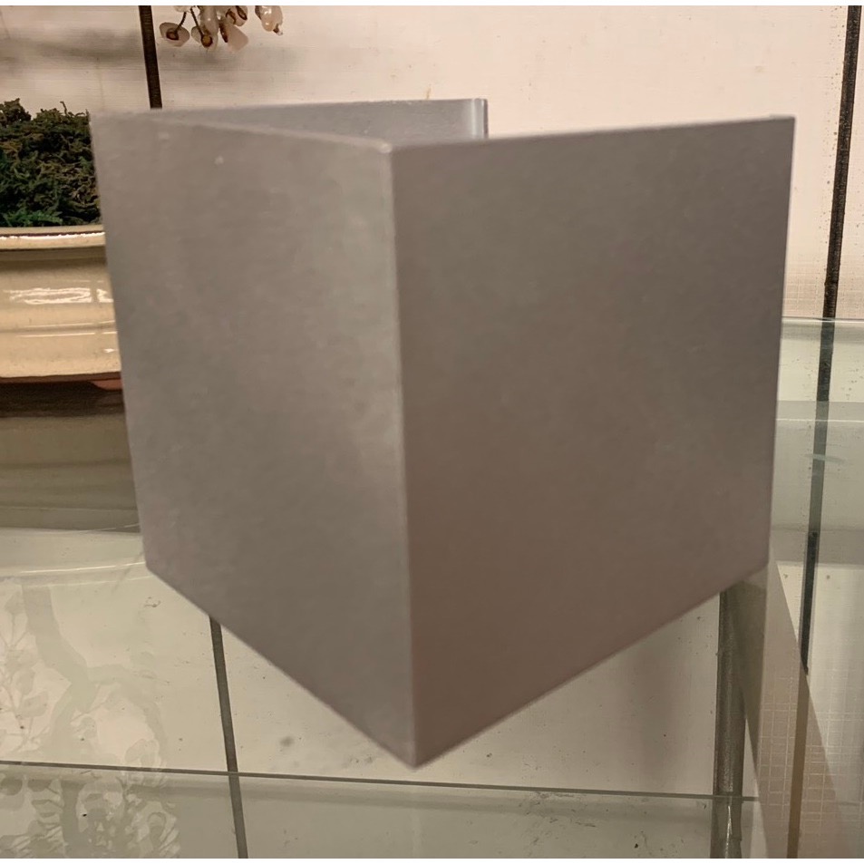 ~萊特小舖~銀色北歐簡約客廳 臥室 樓梯 走道壁燈 户外防水壁燈 可調式防水壁燈 洗牆壁燈 上下透光壁燈 (含稅附發票)-細節圖3