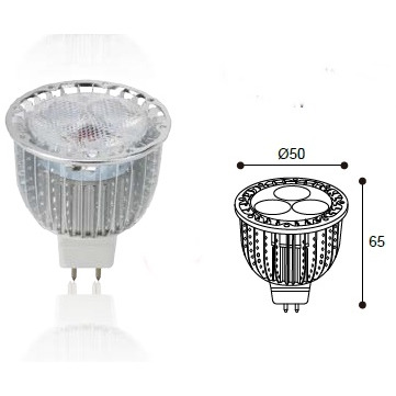 ~萊特小舖~庫存出清MR16 LED8W杯燈白光需搭配變壓器使用含稅附發票-細節圖3