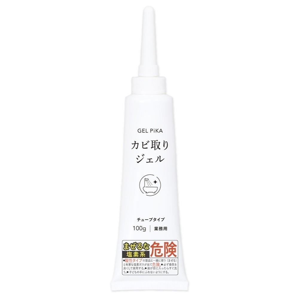 【日本原裝】Alphax GEL PiKA 專業級強效除霉凝膠 (100g) 浴室矽利康 牆縫磁磚 黑斑激落-細節圖2