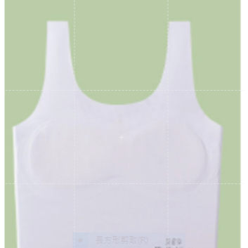 冰絲學生內衣 中長版小背心女童内衣冰絲無痕學生內衣發育期內衣 固定薄棉墊  兒童發育期 發育內衣 兒童內衣 女童內衣-規格圖5