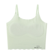 冰絲學生內衣 中長版小背心女童内衣冰絲無痕學生內衣發育期內衣 固定薄棉墊  兒童發育期 發育內衣 兒童內衣 女童內衣-規格圖5