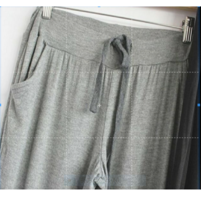 休閒長褲 縮口褲 瑜珈褲 居家長褲 涼感 抽繩 莫代爾-細節圖2