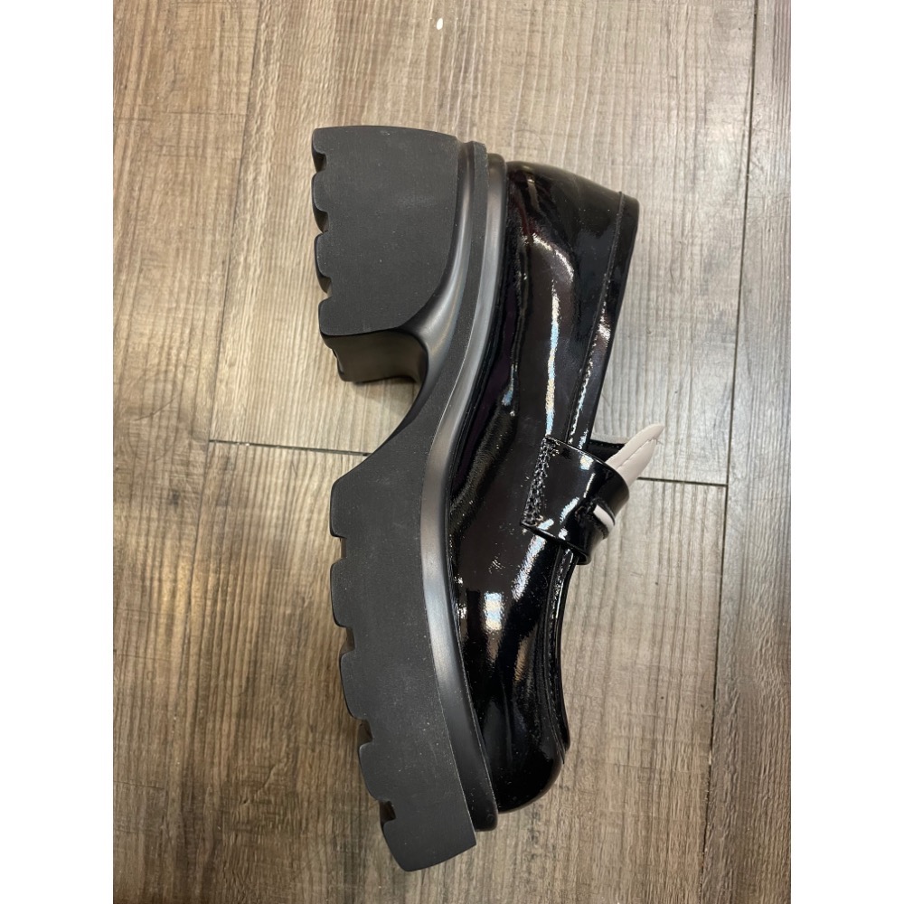 時尚韓風 白色厚底樂福鞋-細節圖4