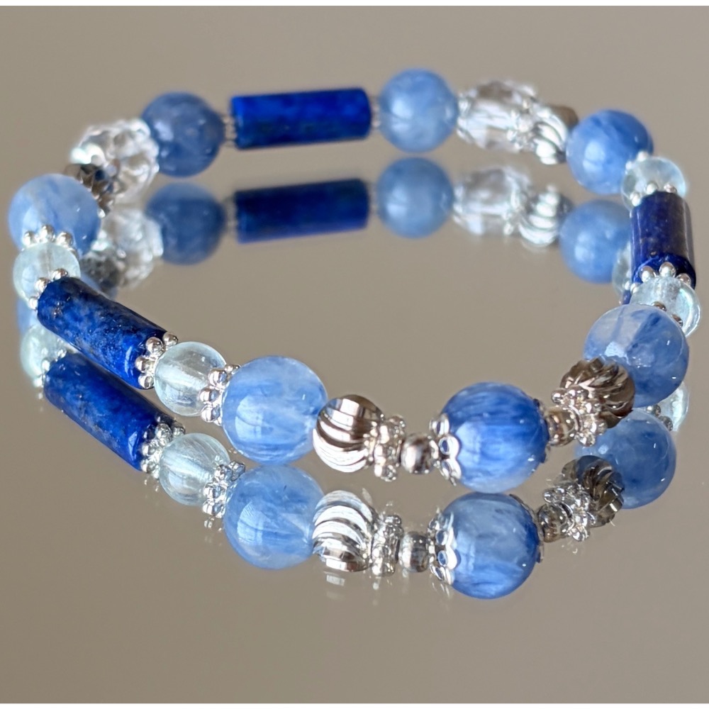 藍晶石 × 海藍寶 × 青金石 × 白水晶-細節圖3