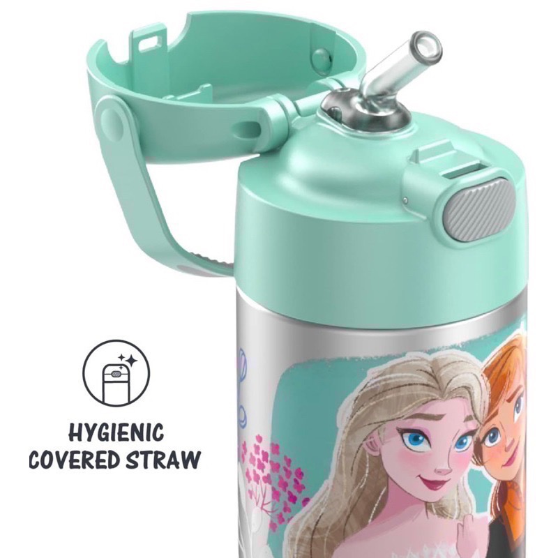 現貨24H出貨 Thermos 膳魔師 兒童 保溫瓶 汪汪隊 佩佩豬 寶可夢 公主 蜘蛛人 侏羅紀公園 恐龍 冰雪奇緣-細節圖6