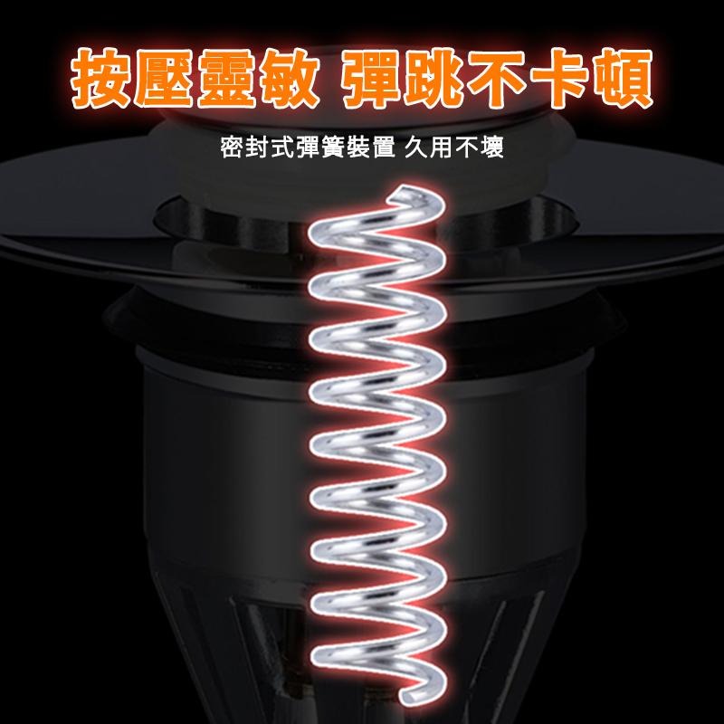 【台灣現貨】按壓彈跳臉盆漏水塞  漏水塞 臉盆塞 防堵過濾器 彈跳塞 洗手盆漏水塞 按壓式漏水塞 堵水器-細節圖5