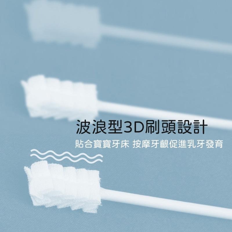 【海狸良品】【台灣現貨】嬰兒口腔清潔器 口腔清潔棒 新生兒乳牙紗布牙刷 清潔舌苔 清潔奶垢 口腔棉棒 乳牙清潔 寶寶牙刷-細節圖5