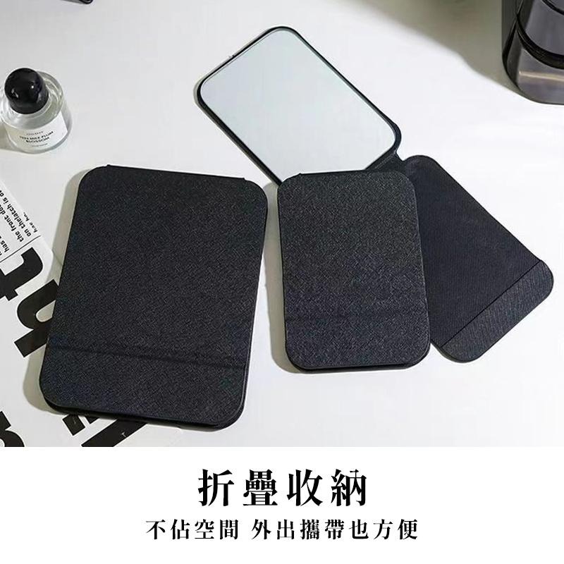 【海狸良品】【台灣現貨】便攜折疊鏡 素色鏡 化妝鏡 化妝台鏡子 梳妝鏡 梳妝台鏡子 拍照道具 美妝鏡 折疊鏡-細節圖7
