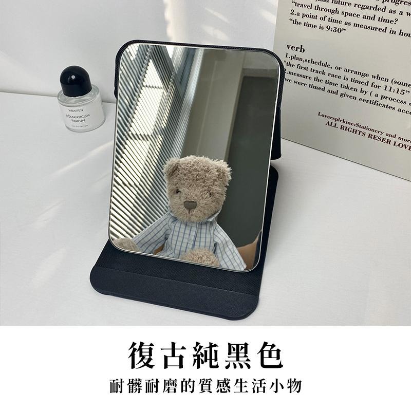 【海狸良品】【台灣現貨】便攜折疊鏡 素色鏡 化妝鏡 化妝台鏡子 梳妝鏡 梳妝台鏡子 拍照道具 美妝鏡 折疊鏡-細節圖8