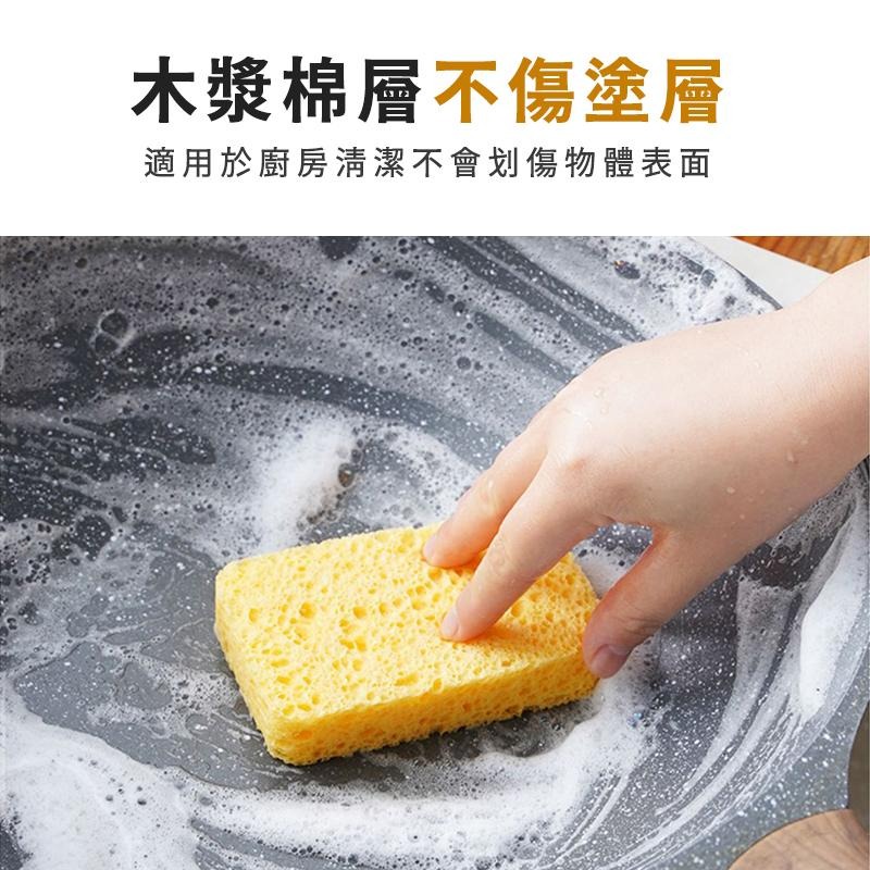 【海狸良品】【台灣現貨】天然木漿清潔棉 木漿棉洗碗布 木漿海綿 菜瓜布 木棉漿 木漿棉菜瓜布 木漿棉 洗碗布 洗碗海綿-細節圖3