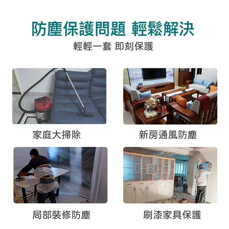 【海狸良品】【台灣現貨】家具防塵套 防塵布 防塵罩 傢俱防塵 防塵墊 油漆粉刷 施工 家用防塵 防水布 透明防塵罩-細節圖4