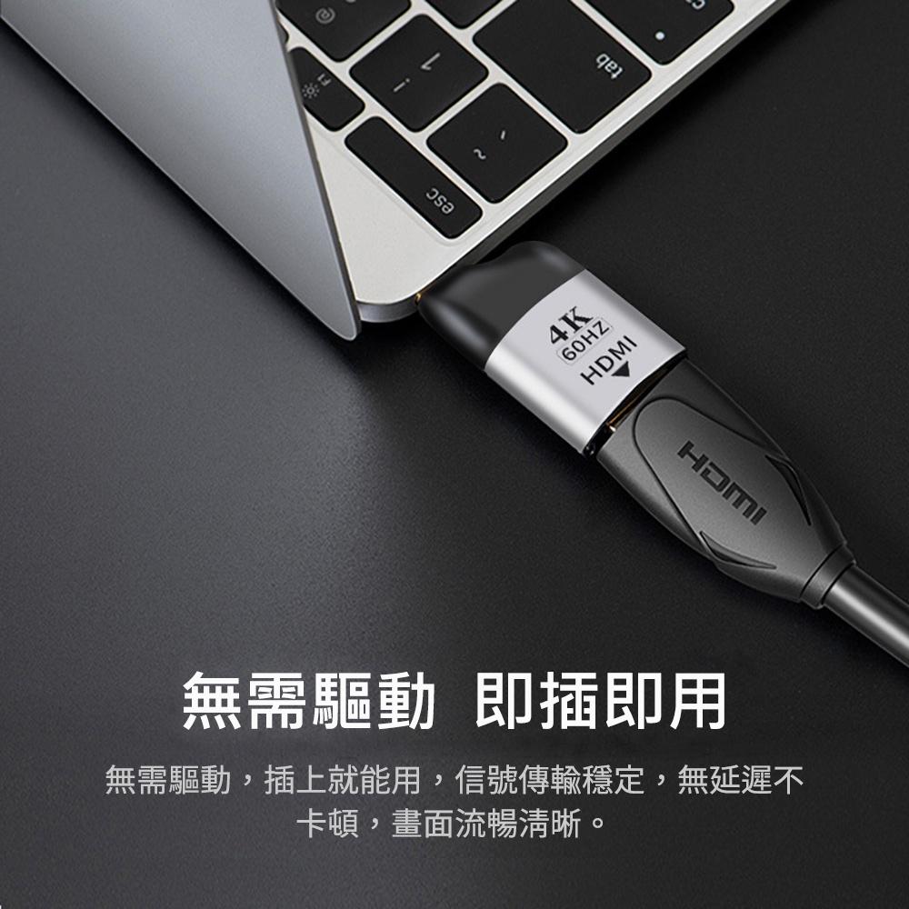 【atake】Type-C轉HDMI 4K高畫質轉接頭-細節圖4