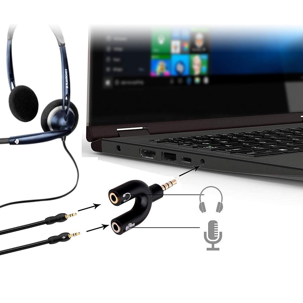 【atake】U型3.5mm耳機麥克風二合一轉接頭(黑色/白色) 一分二轉接頭/分線器-細節圖4