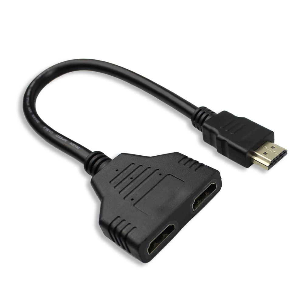 【atake】HDMI 影音同步螢幕分屏器(30cm) 高畫質分屏器/分支器/HDMI一分二/分配器-細節圖2