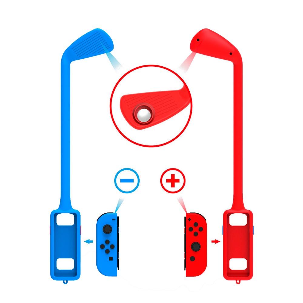 Switch 高爾夫球桿(紅+藍)(2入組)-細節圖2