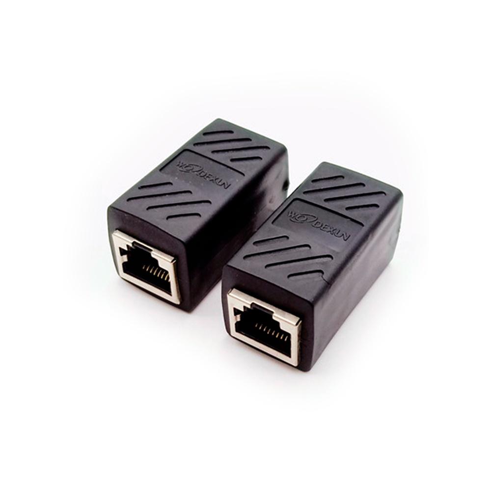 【atake】8P8C網絡屏蔽直通延長對接頭 RJ45/母對母/無縫接合/網線對接頭/網路雙通頭-細節圖2