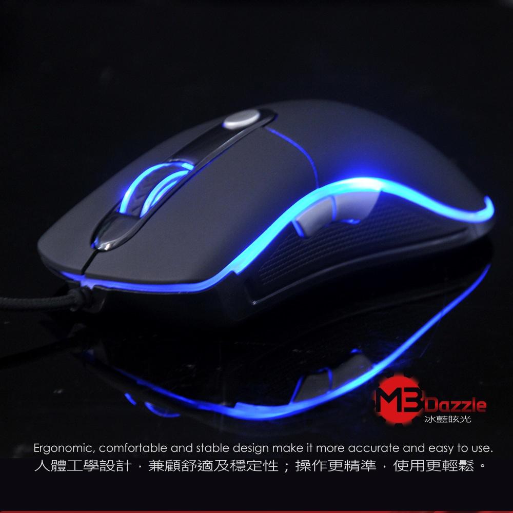 【艾來趣】惡霸 RGB滑鼠 M3 4段DPI 電競滑鼠 發光滑鼠 有線滑鼠 筆電滑鼠 變速滑鼠 滾輪滑鼠-細節圖4