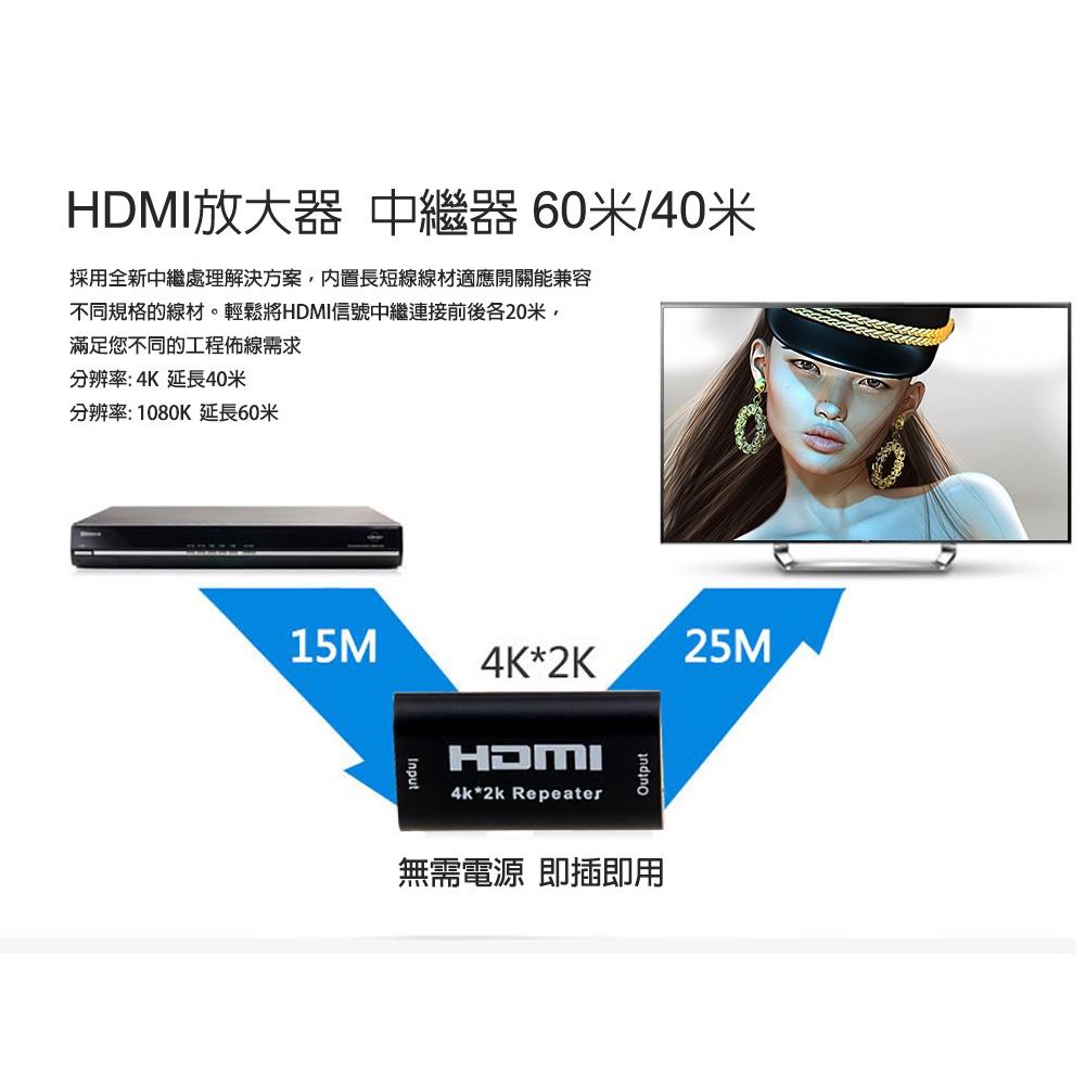 【艾來趣】HDMI中繼器 母對母 訊號放大器 中繼器 延長器 高清轉接 支援4K高畫質-細節圖6
