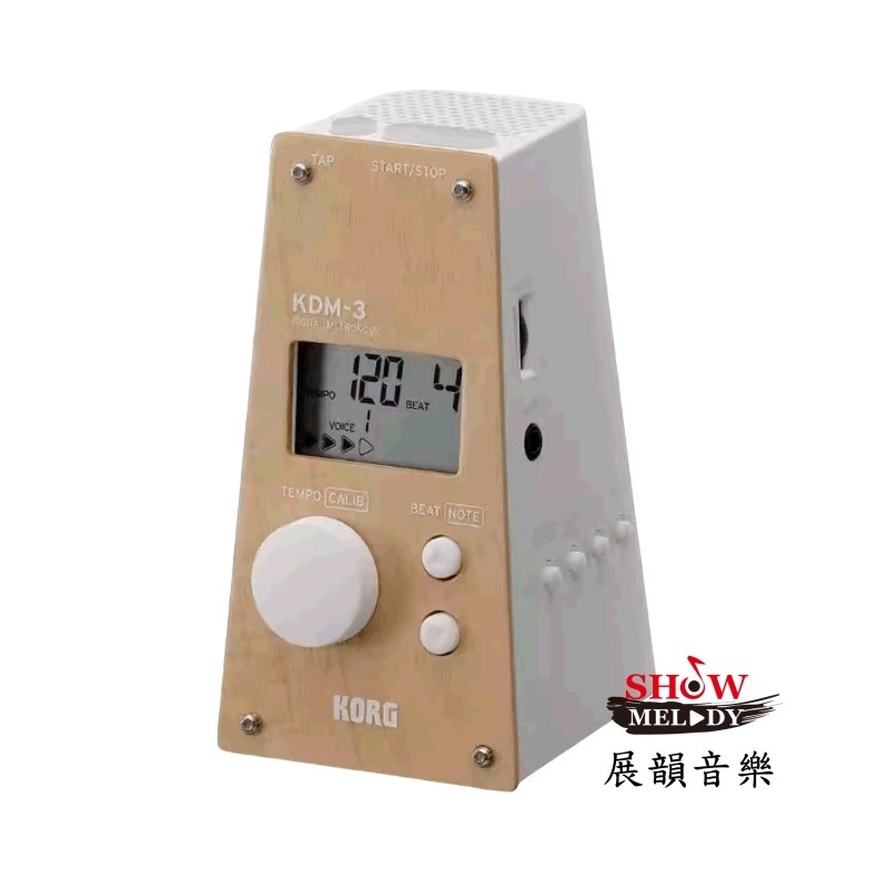 【展韻音樂】 KDM-3 電子節拍器  黑色、白色、原木黑(限量款)  KDM3 節拍器-細節圖4