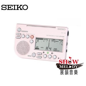 【展韻音樂】SEIKO STH200 節拍器 調音器 調音節拍器 三合一 聲音最大 可掛在譜架上 粉色 藍色 黑色 白色-細節圖2