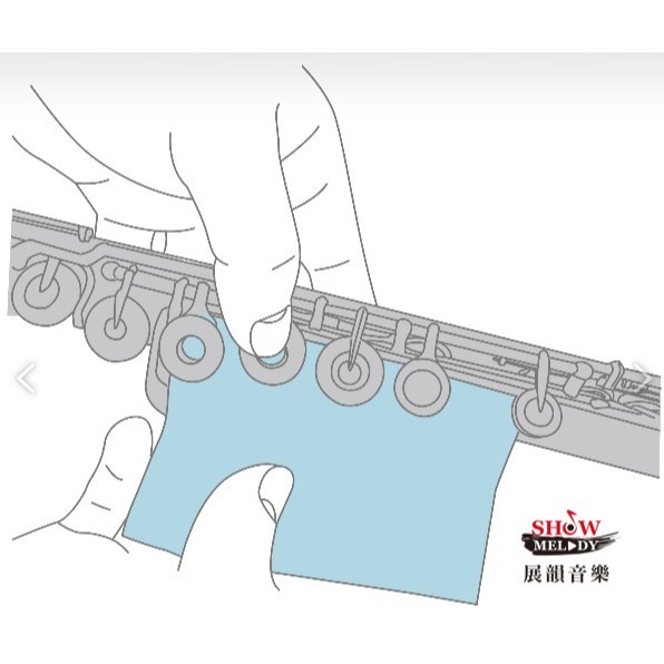 【展韻音樂】MIYA 吸水紙 管樂配件 木管吸水紙 適用管樂按鍵吸水 長笛 薩克斯 豎笛 吸水紙 台灣製-細節圖2