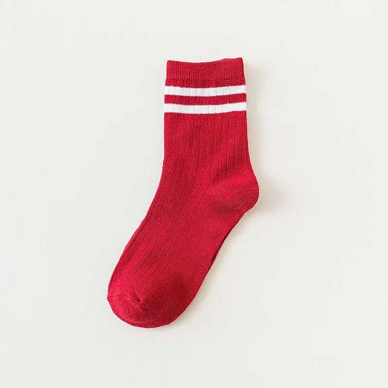 🧦台灣現貨🧦 運動長筒襪  長筒襪 長筒 兩槓襪 休閒襪 襪子 運動襪 長統 必備襪 休閒百搭 條紋襪【60416】-規格圖7