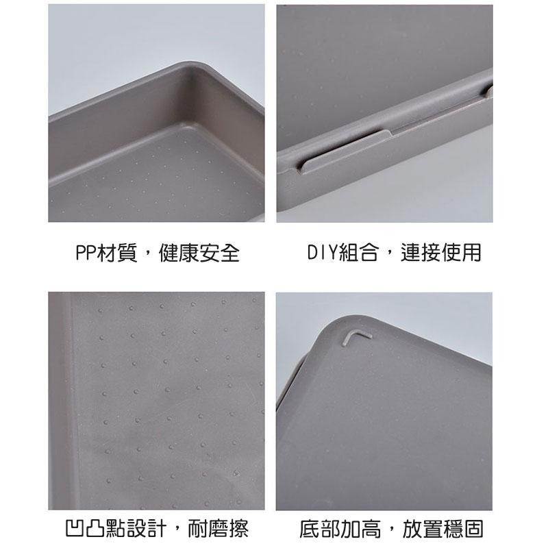 ✨在台現貨✨ 抽屜收納盒 【60419】 收納盒 桌上收納盒 桌面收納 收納 桌上收納 抽屜收納 組合收納-細節圖3