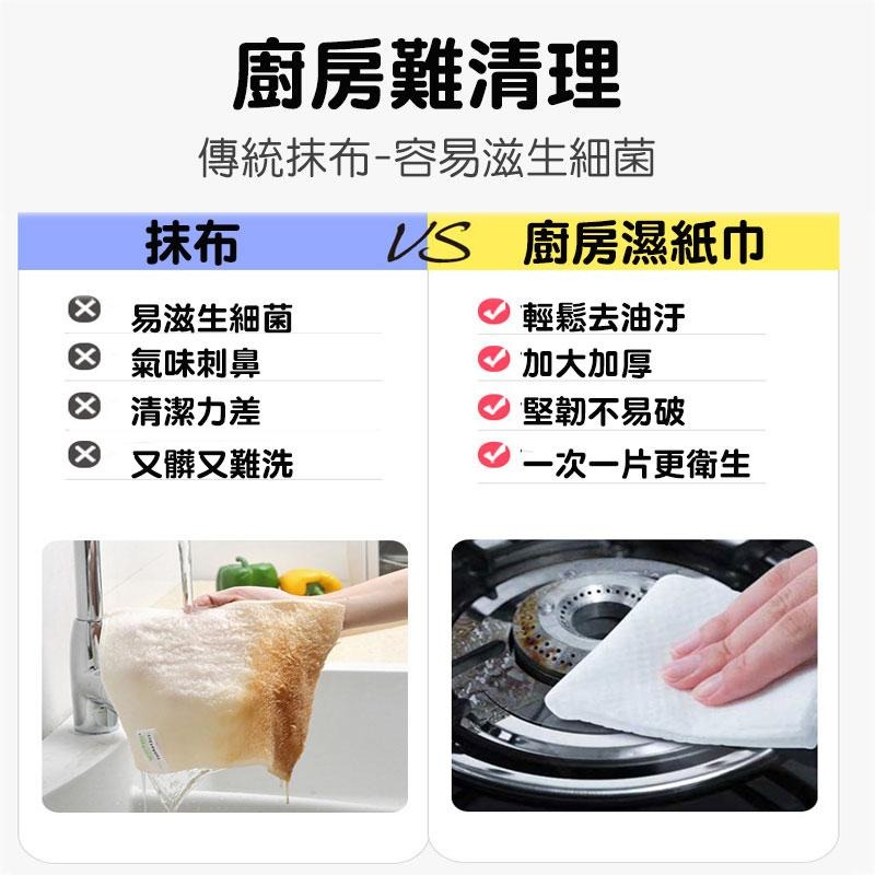 廚房濕紙巾 檸檬香【60417】檸檬味 廚房專用清潔巾 濕紙巾 清潔巾 廚房必備 丟棄式抹布  廚房專用 去除髒汙-細節圖8
