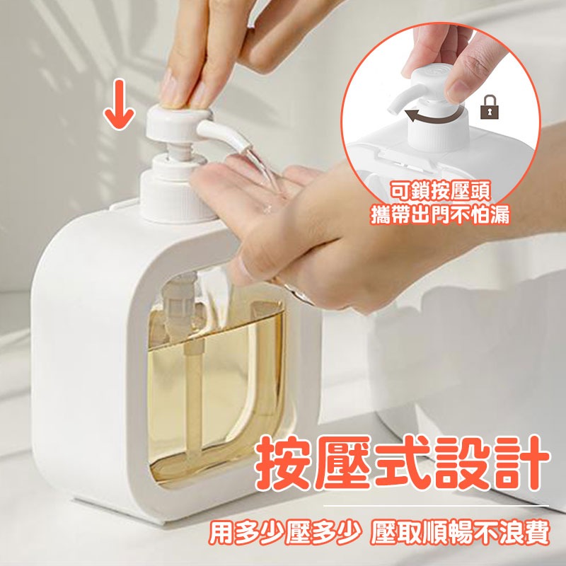 乳液瓶 洗手乳瓶【60348】 可視洗手瓶 乳液瓶 洗手乳瓶 可視瓶身 大容量分裝 空瓶 沐浴乳瓶 分裝瓶-細節圖3