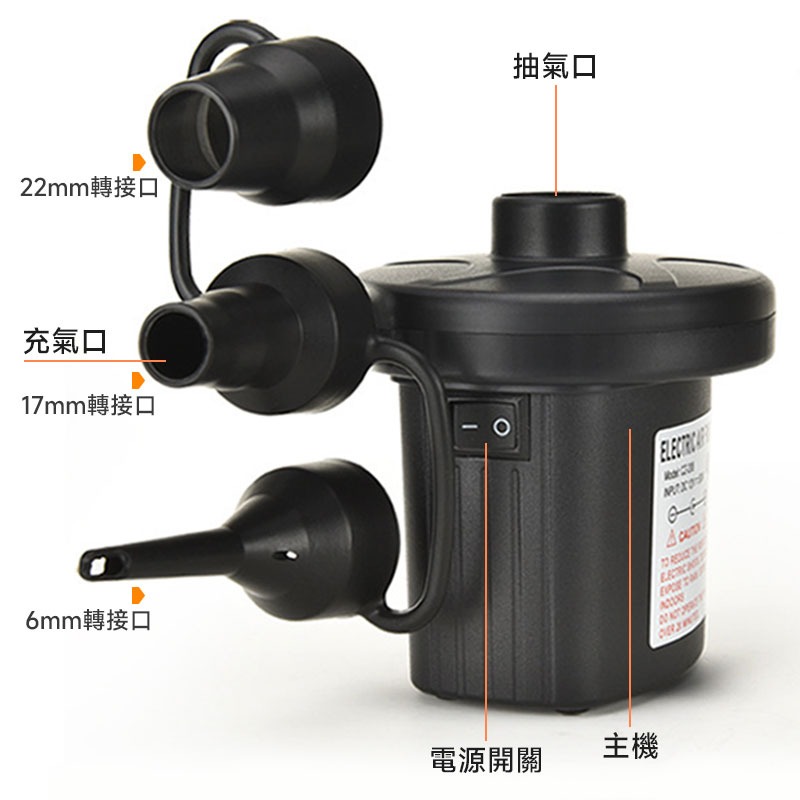 家車兩用電動充氣機 抽氣機 壓縮袋抽氣 充氣泵 充氣幫浦 小型充氣機 抽氣 打氣機 床墊充氣 抽氣筒【60200】-細節圖9