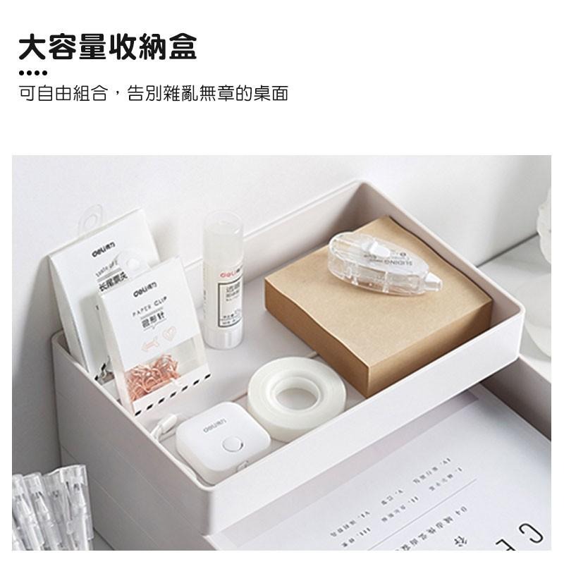 桌面文件文具收納架 疊加文件收納盒 文件收納抽屜 桌上整理 文件盒 收納架 抽屜 桌面收納 辦公室【00835】-細節圖7