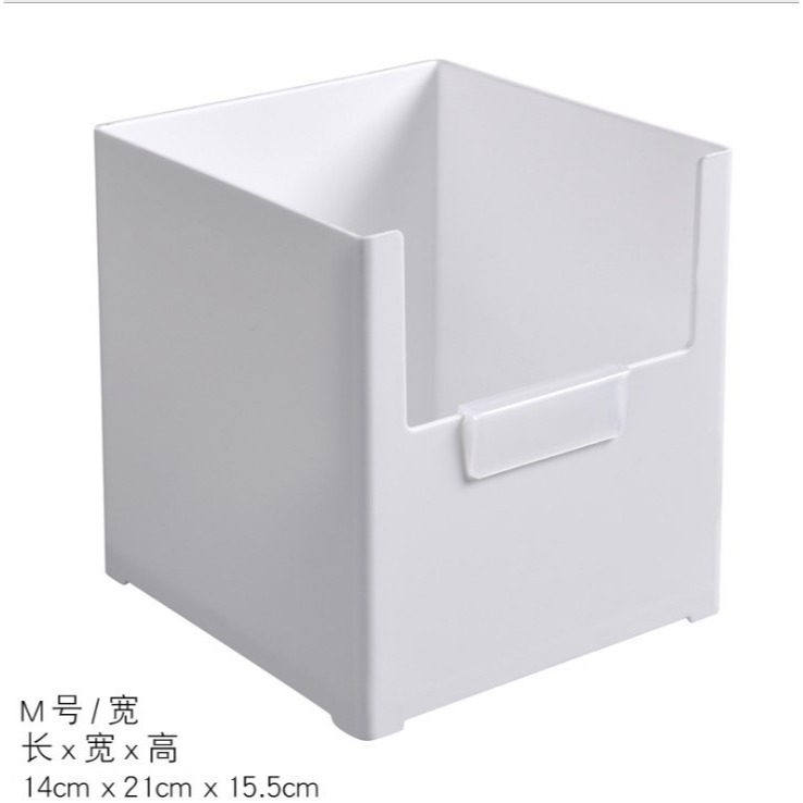 多功能收納盒 廚房收納盒 櫥櫃收納盒 辦公桌面整理盒 抽屜分隔儲物盒 疊加收納盒 廚具收納箱 收納【00696】-規格圖9