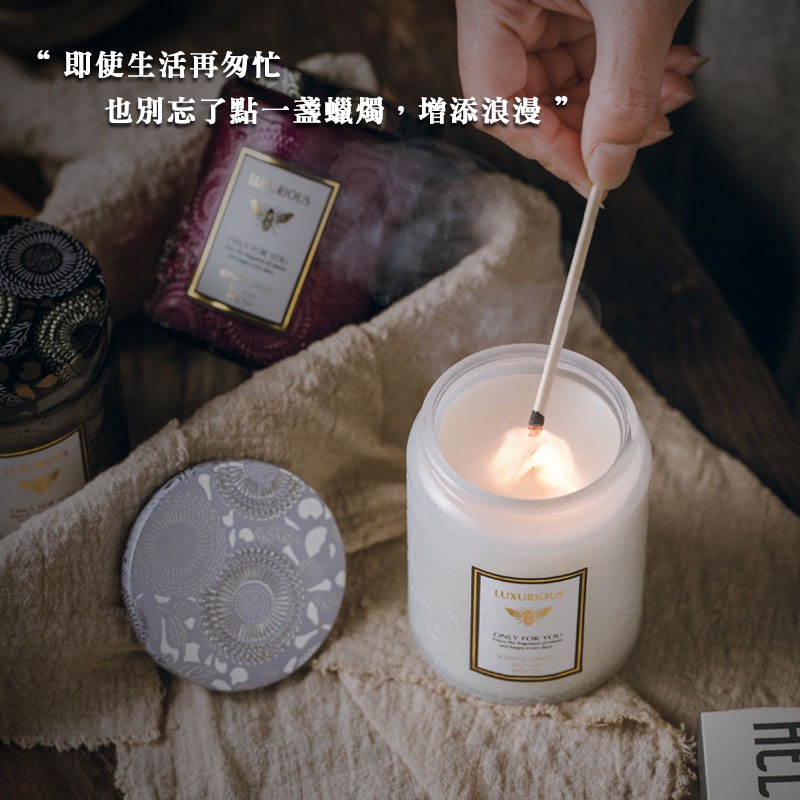 浮雕玻璃香薰蠟燭 手作淡香 浮雕玻璃杯 香薰蠟燭 天然精油 大豆蠟 蠟燭 手作 香薰 禮物【00650】-細節圖6