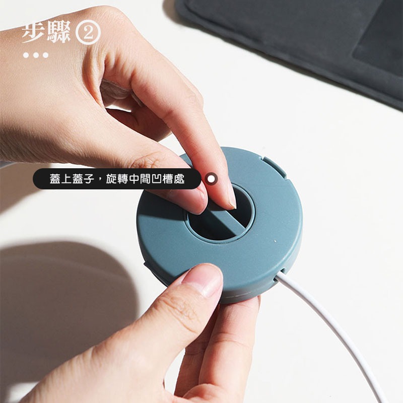 隨身收線盒 捲線收線器 捲線器 捲線收納盒 收線盒 耳機收納盒 繞線器 收線器 傳輸線 整線器 收納盒【00799】-細節圖6