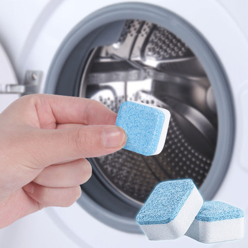 洗衣機清潔錠 12入 洗衣機槽清潔 洗衣機清潔 洗衣機槽清潔泡騰片 發泡錠 除污 去污劑 清潔用品【00742】-細節圖10