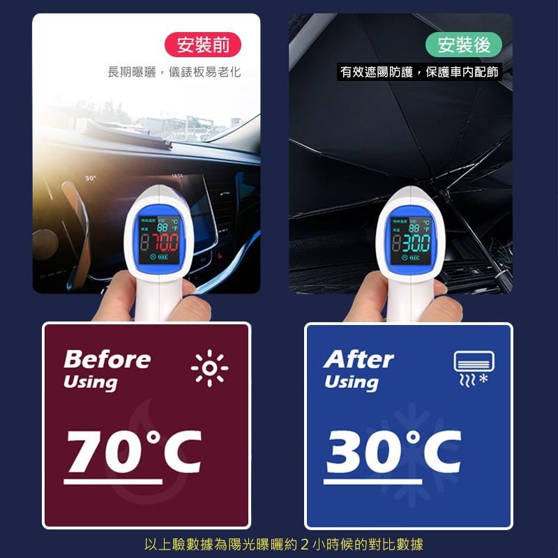 汽車遮陽傘 車用遮陽傘 汽車遮陽板 汽車擋光板 汽車窗簾 汽車遮陽簾 車用遮陽簾 前擋風玻璃遮陽【00578】-細節圖3