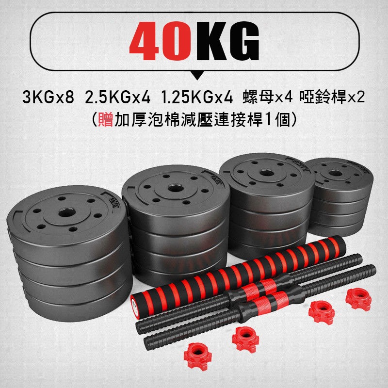 現貨可調啞鈴組【40kg】