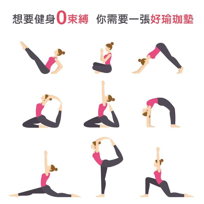 瑜珈墊 NBR環保瑜珈墊 瑜珈巾 運動軟墊 加寬加厚瑜珈墊 超厚瑜伽墊 運動器材 yoga 軟墊 遊戲墊子【00853】-細節圖3