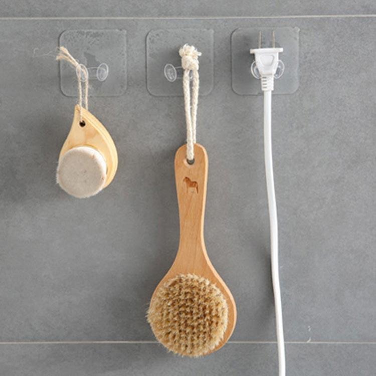 【台灣出貨】 電源插頭掛勾 免釘免鑽 無痕掛勾 免釘免鑽 電線收納 免打孔 無痕背膠 透明 插頭掛勾【00259】-細節圖3