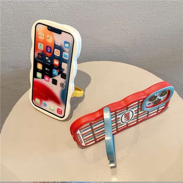 ꒰ 全新 ꒱ 復古格紋iPhone 14 ProMax手機殼-細節圖5
