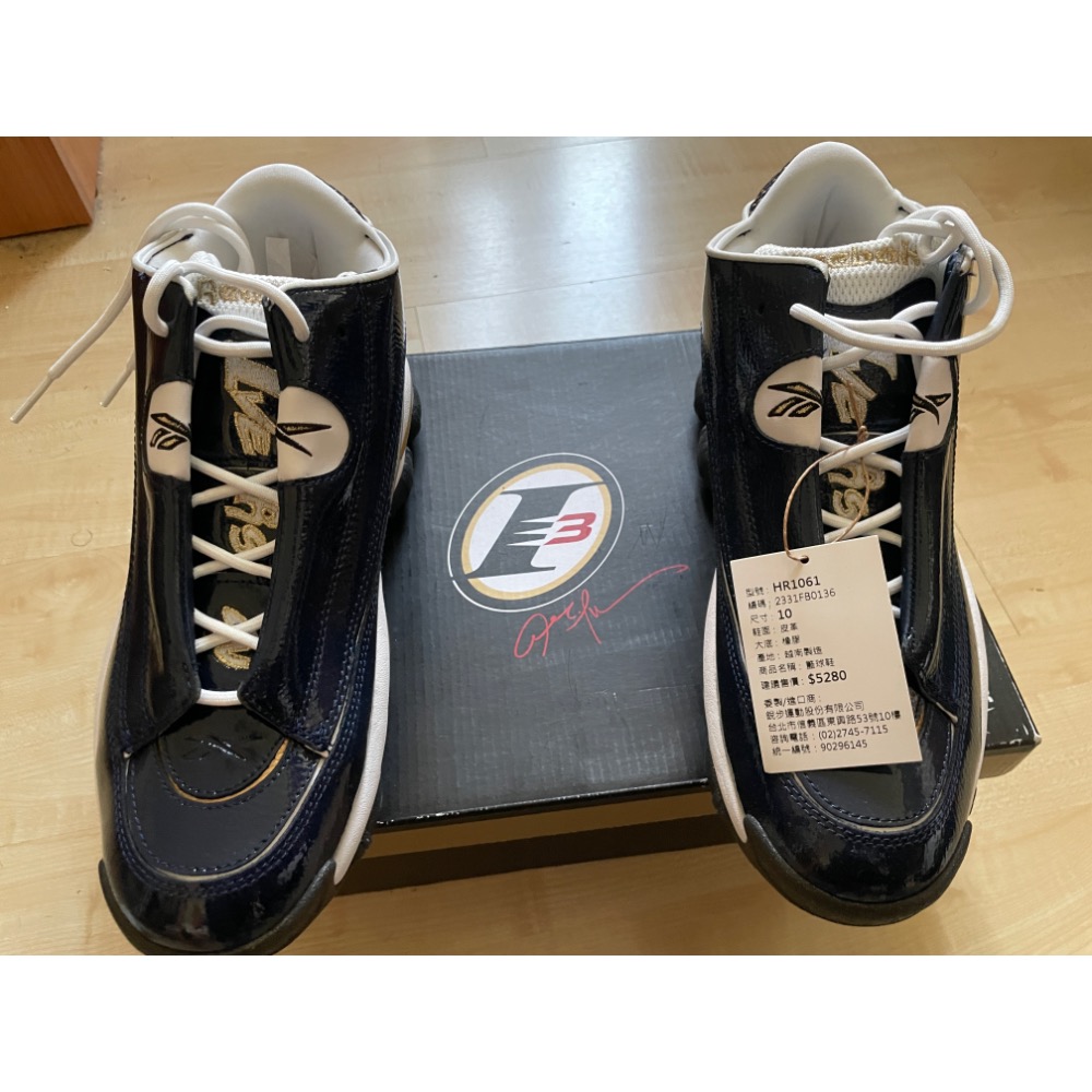 全新 正品 公司貨 Reebok 鋭跑 戰神 Allen Overton the answer DMX 藍色-細節圖2